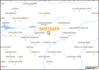 map of Saint-Ouen