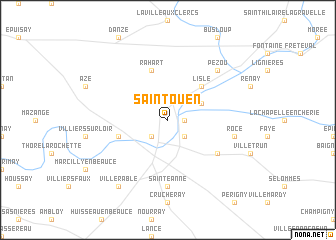 map of Saint-Ouen