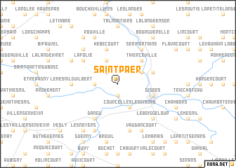 map of Saint-Paër