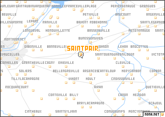 map of Saint-Pair