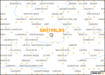 map of Saint-Palais