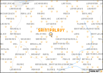 map of Saint-Palavy