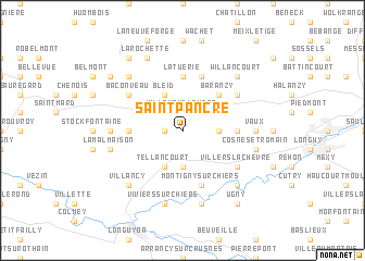 map of Saint-Pancré