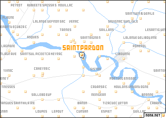 map of Saint-Pardon