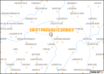 map of Saint-Pardoux-Corbier