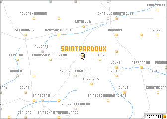 map of Saint-Pardoux