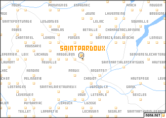 map of Saint-Pardoux