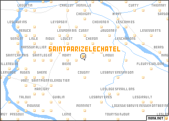 map of Saint-Parize-le-Châtel