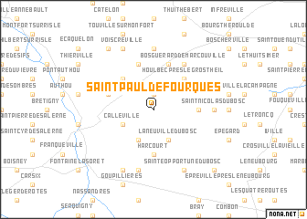 map of Saint-Paul-de-Fourques