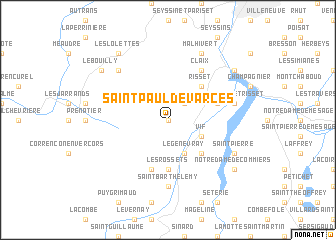 map of Saint-Paul-de-Varces