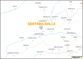 map of Saint Paulsville