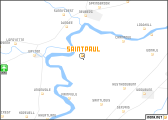 map of Saint Paul