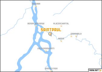 map of Saint-Paul