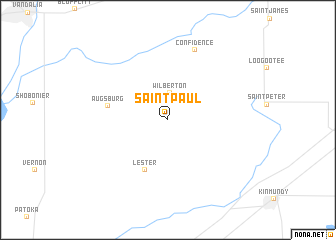 map of Saint Paul