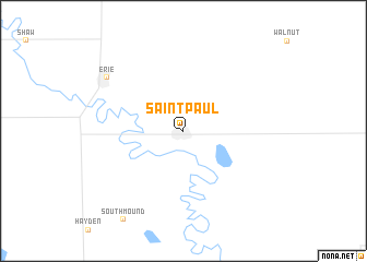 map of Saint Paul