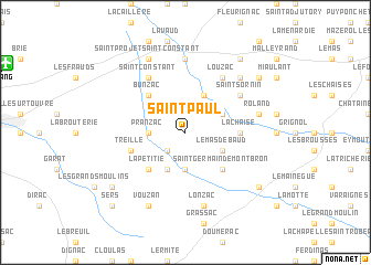 map of Saint-Paul