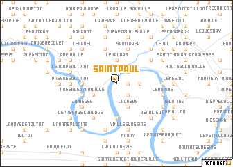 map of Saint-Paul