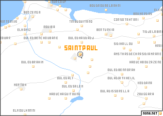 map of Saint-Paul