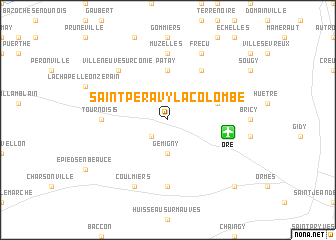 map of Saint-Péravy-la-Colombe