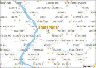 map of Saint-Père