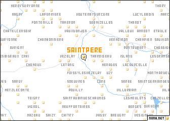 map of Saint-Père