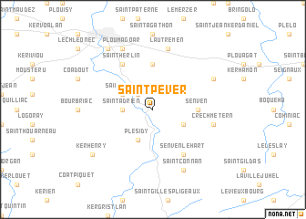 map of Saint-Péver