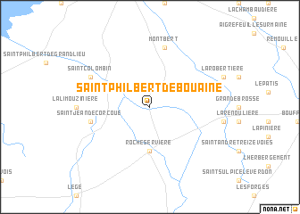 map of Saint-Philbert-de-Bouaine