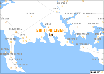 map of Saint-Philibert