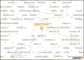 map of Saint-Piat