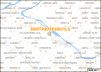 map of Saint-Pierre-dʼAutils