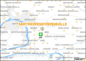 map of Saint-Pierre-de-Franqueville