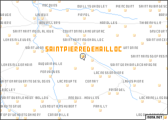 map of Saint-Pierre-de-Mailloc