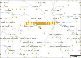 map of Saint-Pierre-des-ifs