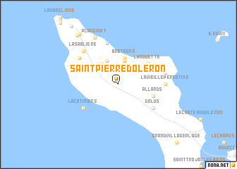 map of Saint-Pierre-dʼOléron