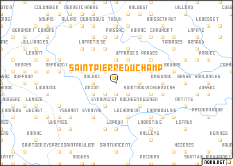 map of Saint-Pierre-Duchamp