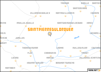 map of Saint-Pierre-du-Lorouër