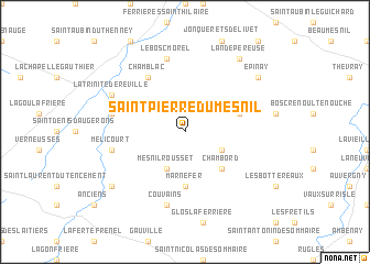 map of Saint-Pierre-du-Mesnil