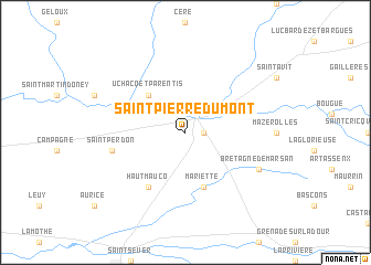 map of Saint-Pierre-du-Mont