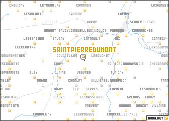 map of Saint-Pierre-du-Mont