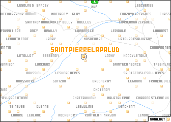 map of Saint-Pierre-la-Palud