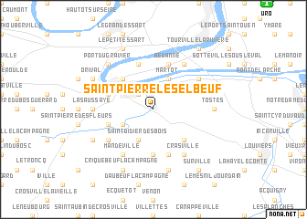 map of Saint-Pierre-lès-Elbeuf