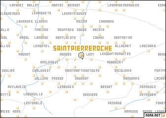 map of Saint-Pierre-Roche