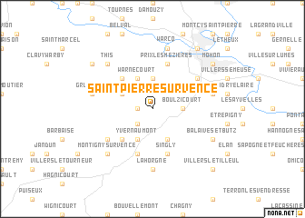 map of Saint-Pierre-sur-Vence