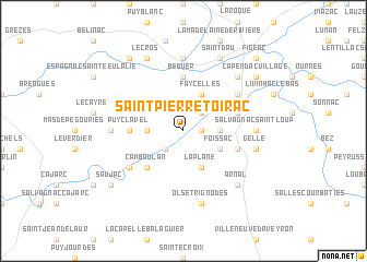 map of Saint-Pierre-Toirac