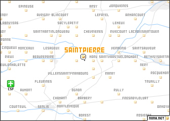 map of Saint-Pierre