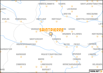 map of Saint-Pierre