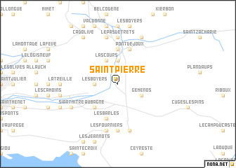 map of Saint-Pierre