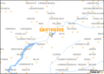 map of Saint-Pierre