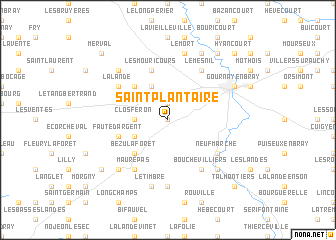 map of Saint-Plantaire