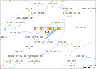 map of Saint-Point-Lac